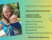 Karikás kendő workshop