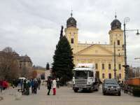 Felállították Debrecen karácsonyfáját Debrecen karácsonyfája