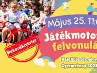 Játékmotoros felvonulás