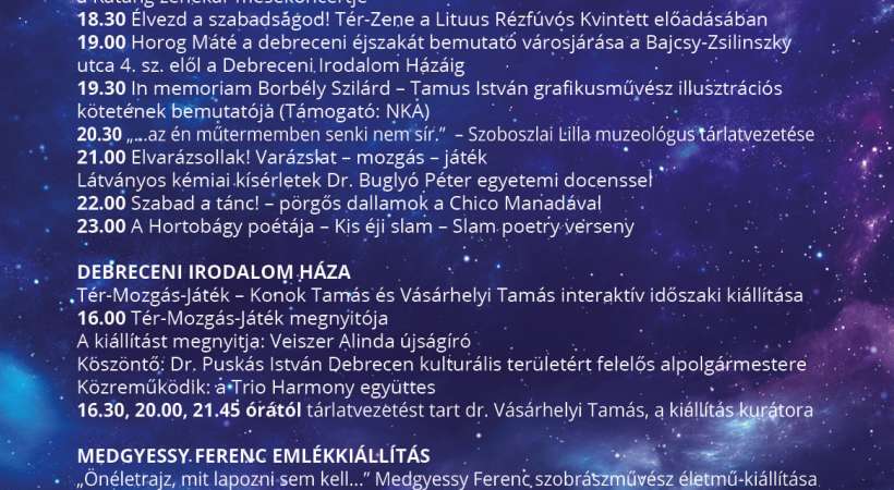 Medgyessy Ferenc Emlékkiállítás - Múzeumok Éjszakája 2021 Debrecen programajánló