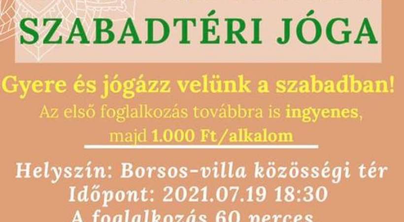 Szabadtéri Jóga