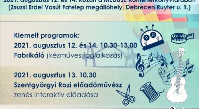 "Nyáridő" Interaktív zenés és kézműves foglalkozás